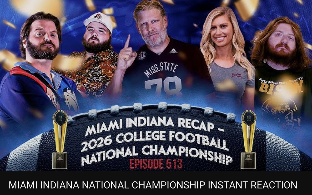 BFW's tweet image. We are live on @UnnecRoughness talking Indiana’s national championship.

m.youtube.com/watch?v=YCJcNX…