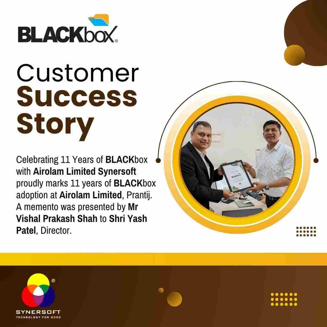 SynersoftTech's tweet photo. 11 years of trust. π€
Airolam Group (18+ countries) has used BLACKbox to secure their "Make in India" success for over a decade.
π‘οΈ Secured Tally & Designs
π° 60% Cost Savings
π Global Compliance
Read the story: https://t.co/kOiWiYldph
#MSME #TechTrust #Airolam #BLACKbox https://t.co/A1LxrD39On