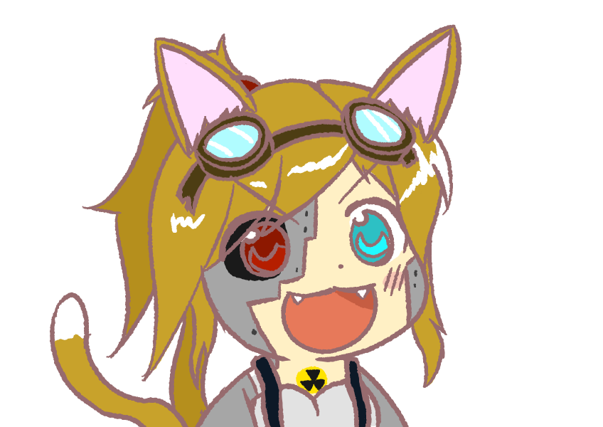 Another day Another art. Thanks for everyone for coming by today! I had a lot of fun talking to you all. Today we drew Eleanor as a cat cyborg.

Thanks to <a href="/Sarahlewdhobby/">"Sarah's" Lewd hobby</a> for the raid!
When we finished up we sent my army to <a href="/Yura_Komaiya/">Yura Komaiya</a>