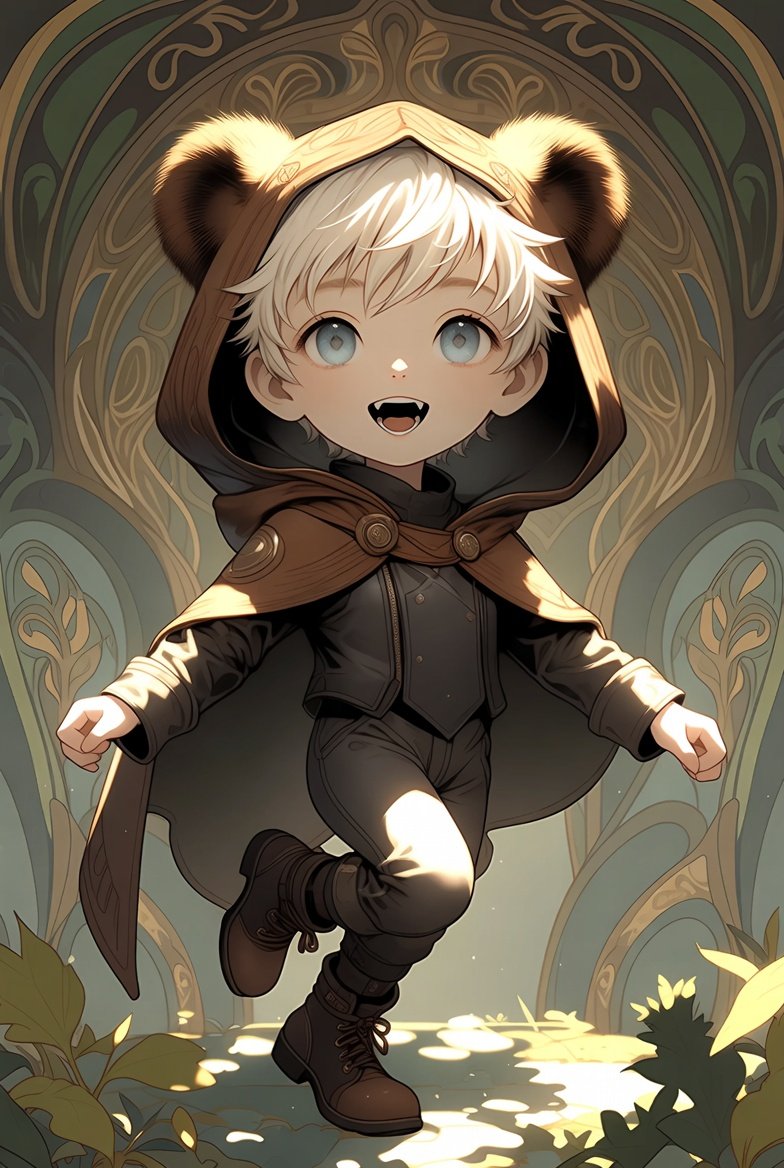 ForestBear 午後もよろしくです 久々のちびキャラで