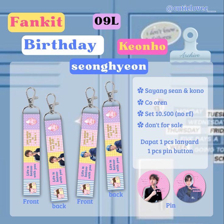 cutielovee__'s tweet image. ⋆˚˖°ּ ֶָ֢. 𝐅𝐚𝐧𝐤𝐢𝐭 𝐁𝐢𝐫𝐭𝐡𝐝𝐚𝐲 𝐒𝐞𝐨𝐧𝐠𝐡𝐲𝐞𝐨𝐧 &amp;amp; 𝐊𝐞𝐨𝐧𝐡𝐨 ⋆˚˖°ּ ֶָ֢.

• Help Like &amp;amp; Rt
• Link di buka tgl 25.01
• Jam 13:00 &amp;amp; 19:00

──★ ˙🍓 ̟ !!˖°ּ ֶָ֢.
s.shopee.co.id/806WrSXJq7

𓍢ִ໋🌷͙֒˗ˋˏ♡ˎˊ˗ᴰᵒⁿ'ᵗ ᶠᵒʳᵍᵉᵗ ᵗᵒ ᵗᵃᵍ ᵐᵉ˗ˋˏ♡ˎˊ˗𓍢ִ໋🌷͙֒