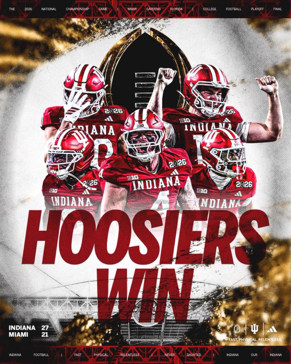 A11Bets's tweet photo. SENDING 50$ TO A RANDOM LIKE ❤️

Indiana -2.5 / U 55.5 (-116) 1U✅
Indiana -1.5 / U 59.5 (-126) 0.5U ✅
Indiana 1-10 Margin (+220) 0.5U ✅
Bears +10.5 / Indiana ML (-120) 1U ✅
Indiana -7 (-120) 1.5U ✖️

Legendary Ending To a Legendary Season 🏆

149-67 (+80.60U) CFB SEASON 🐐 

The #1 CFB Record On #GamblingX 👑