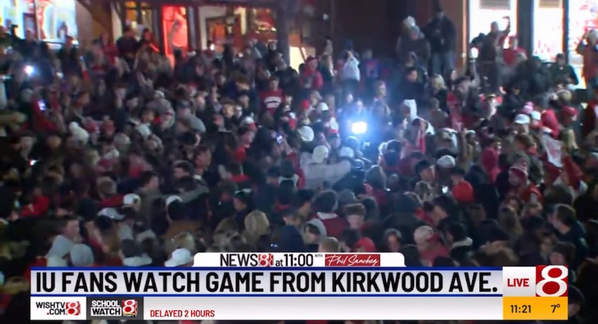 16-0! Bloomington is buzzing! The Hoosiers are your new national champions!!
