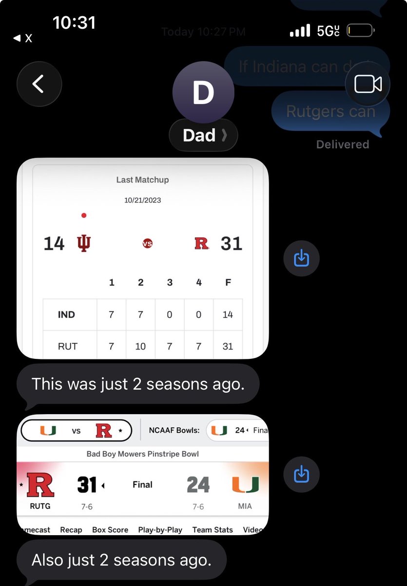 One day dad #Rutgers
