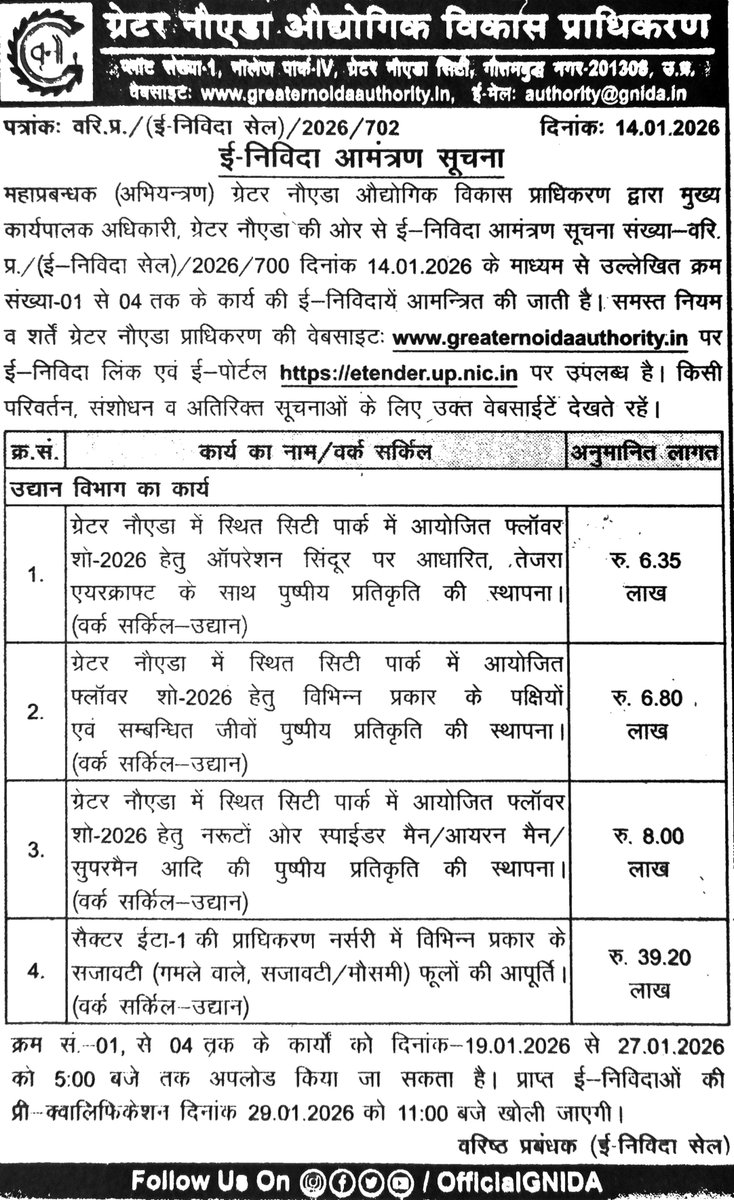 Greater Noida Industrial Development Authority tweet media