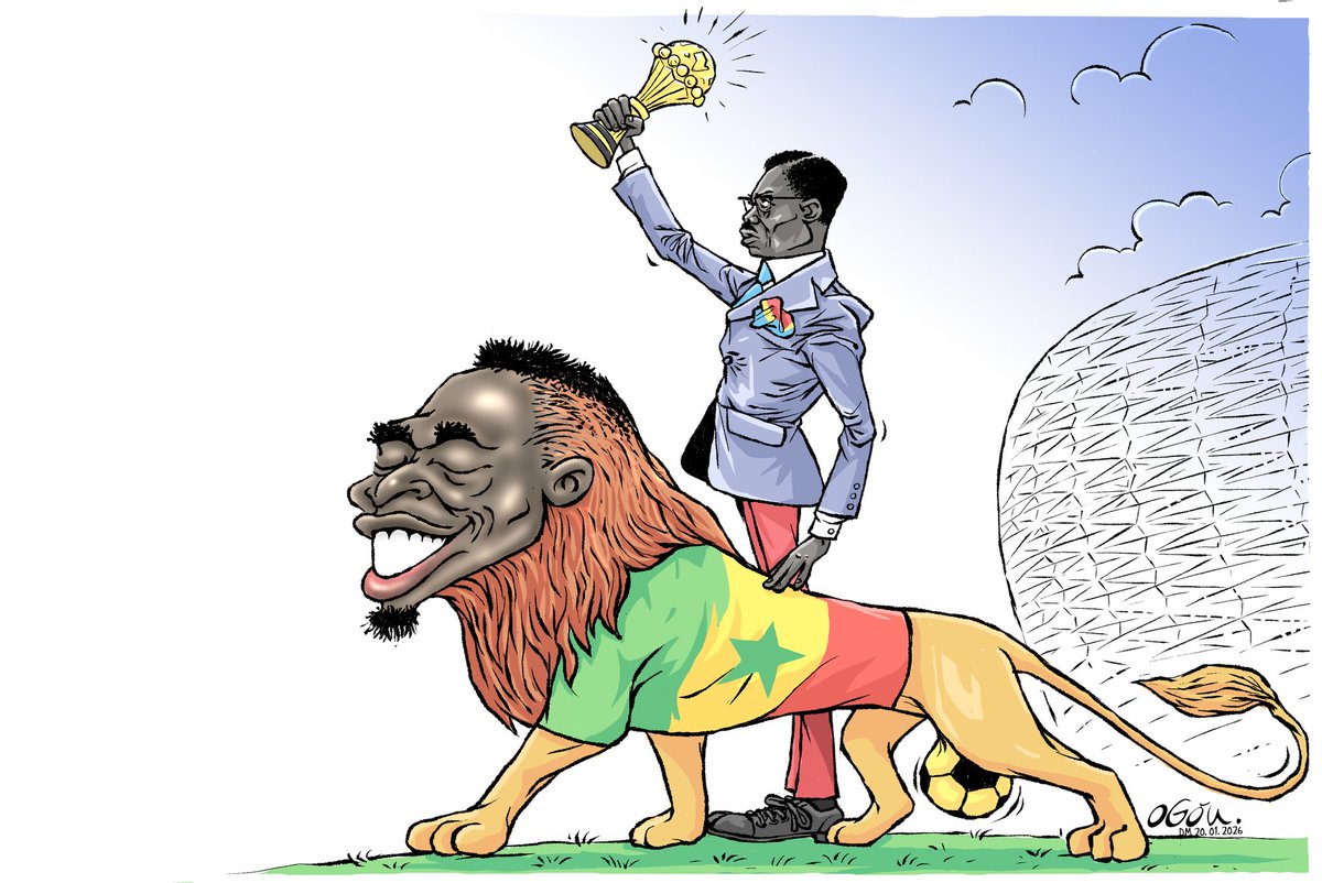 chrisatuk's tweet image. #AFCON2025FINAL 
#ogoncartoons