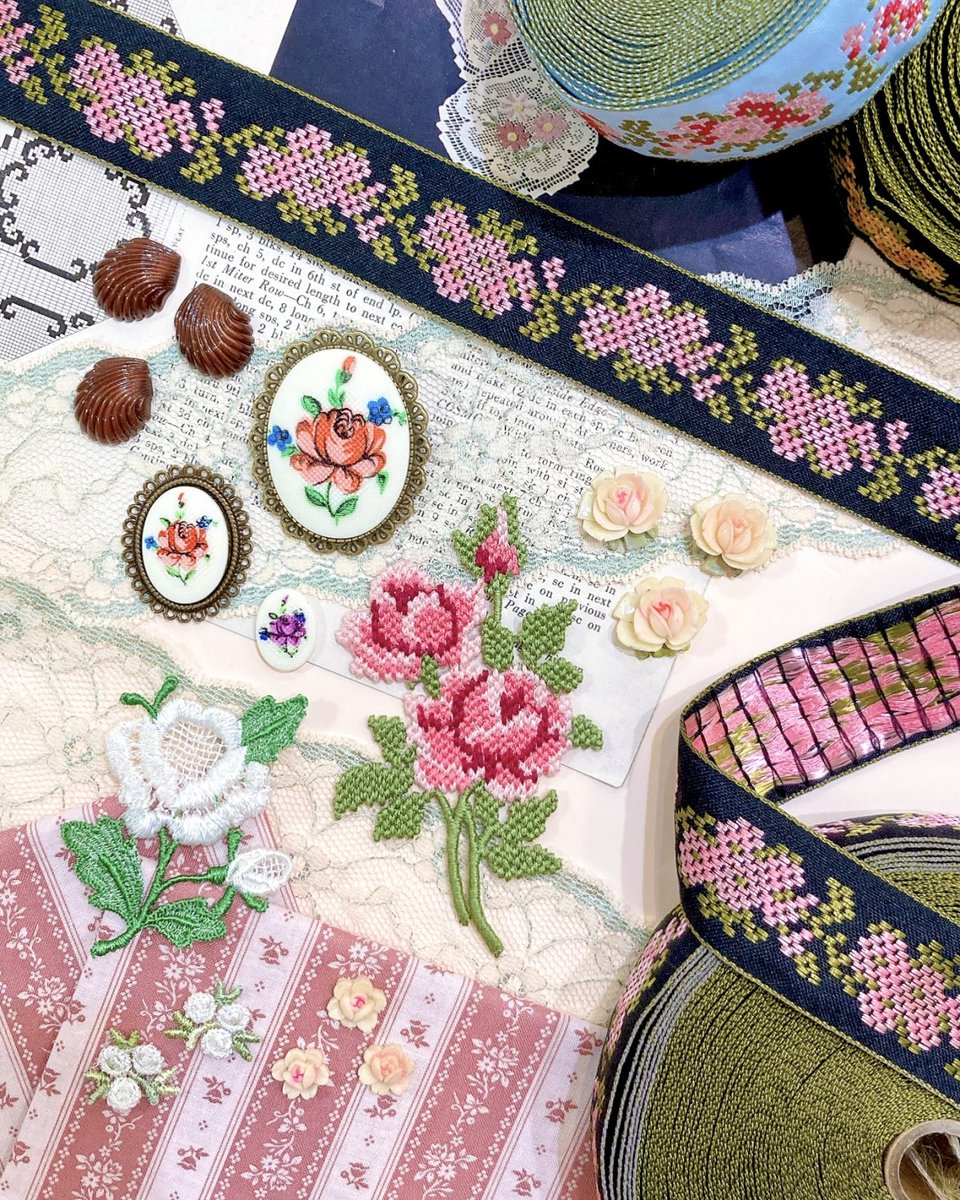 B0.5F ヴィンテージデコ 【Vintage Flower Collections＊】: 【VINTAGE