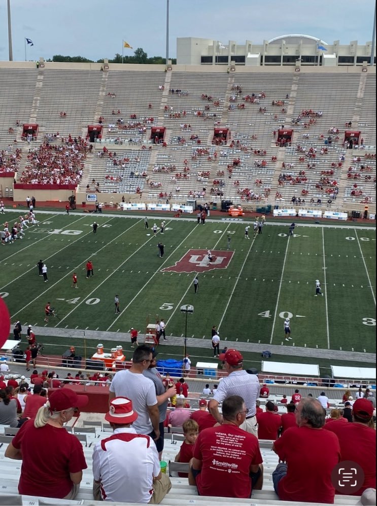 br_betting's tweet image. Two years ago this was Indiana's empty stadium for Curt Cignetti's first game as HC

Today, national champions 🏆

AGAINST. ALL. ODDS.