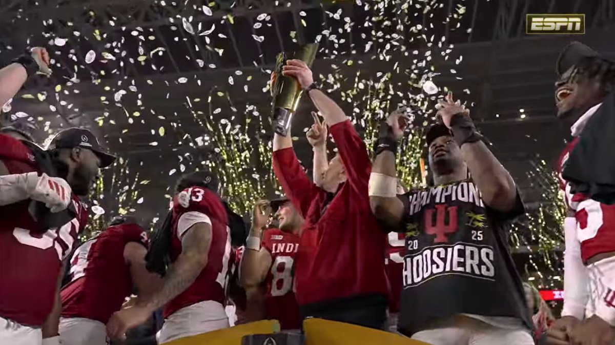 br_betting's tweet image. Two years ago this was Indiana's empty stadium for Curt Cignetti's first game as HC

Today, national champions 🏆

AGAINST. ALL. ODDS.