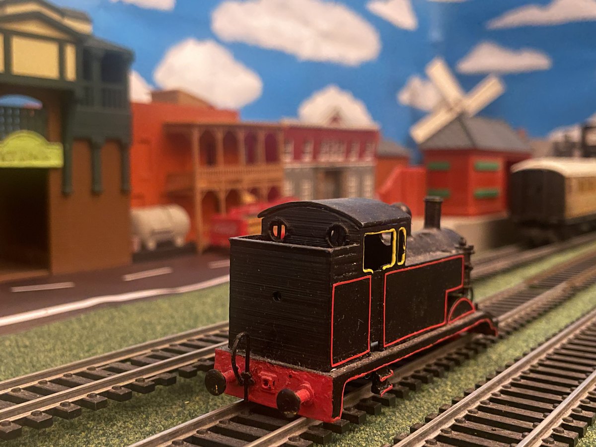 HO/OO Unfinished LBSC black livery Thomas - $15
Made using the_lbsc_thomas files
Fits standard Bachmann Thomas chassis