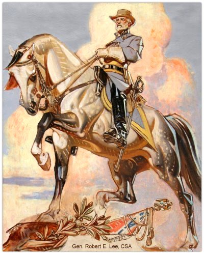 ColumbiaBugle's tweet image. President Trump on General Robert E. Lee (from 2021): “Robert E. Lee is considered by many Generals to be the greatest strategist of them all. President Lincoln wanted him to command the North, in which case the war would have been over in one day. Robert E. Lee instead chose the…