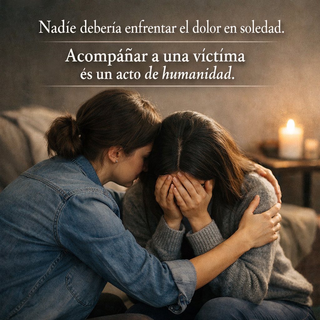 Nadie debería enfrentar el dolor en soledad. Acompañar a una víctima es un acto de humanidad.
#PorAmorAPuebla