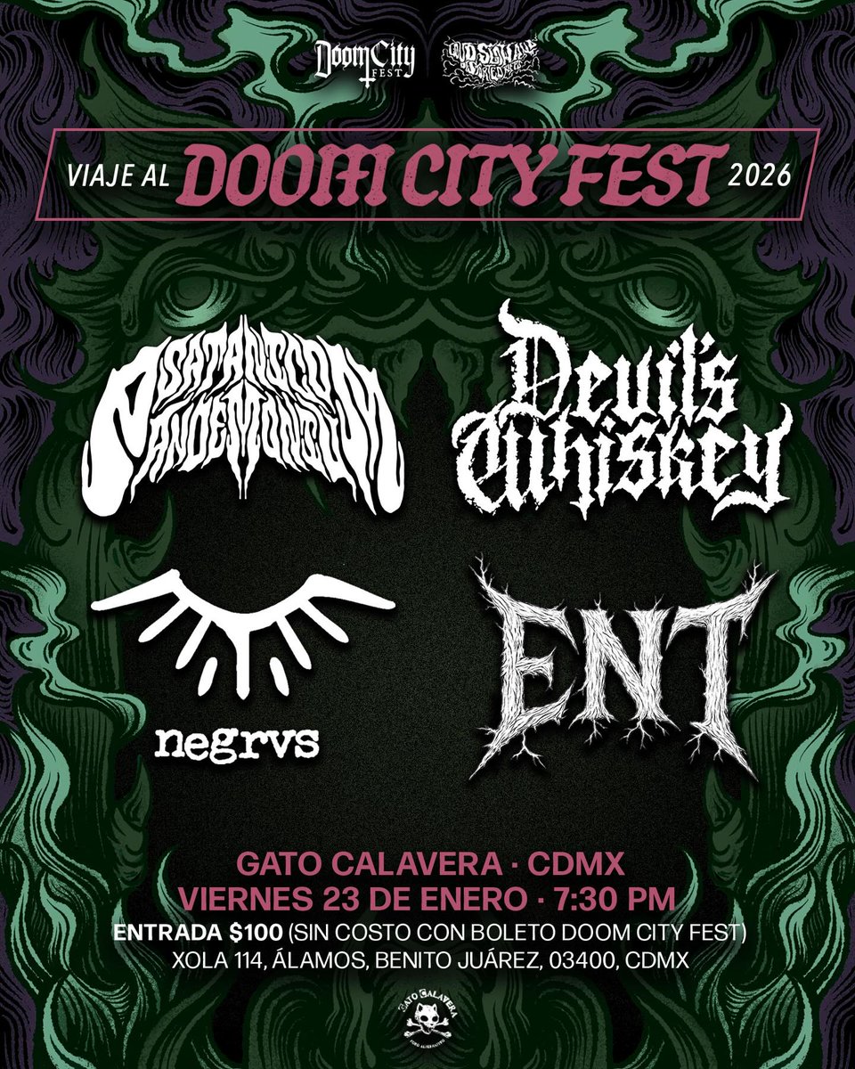BBeat105's tweet photo. Devil's Whiskey – A Ritual Of Eyes
#DevilsWhiskey
#ViajeAlDoomCityFest
@GatoCalavera
#WormHoleDeath
#StayBlast
#BlastBeat105 https://t.co/sVcVosIt34