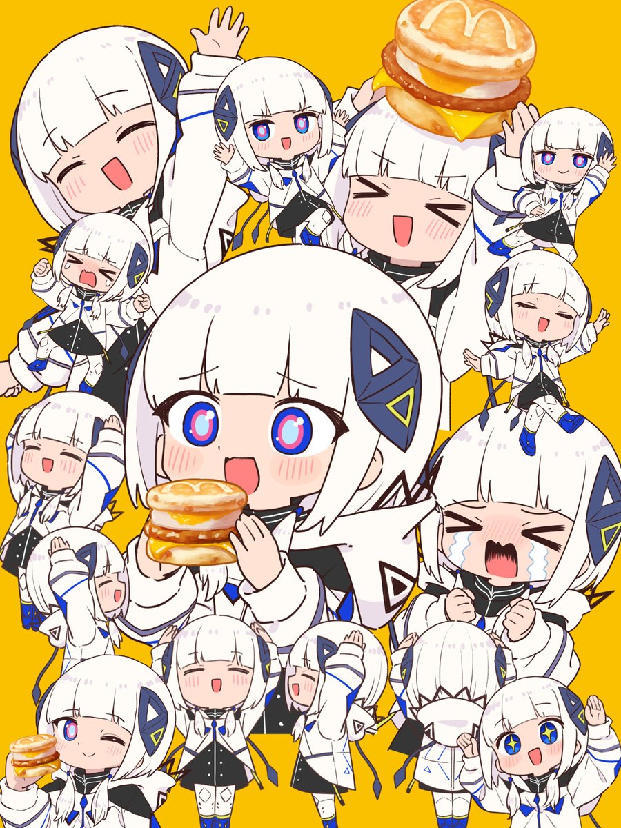 McDonaldsJapan's tweet image. グリドル同盟布教ソングに登場した
可不ちゃんイラスト大集合！