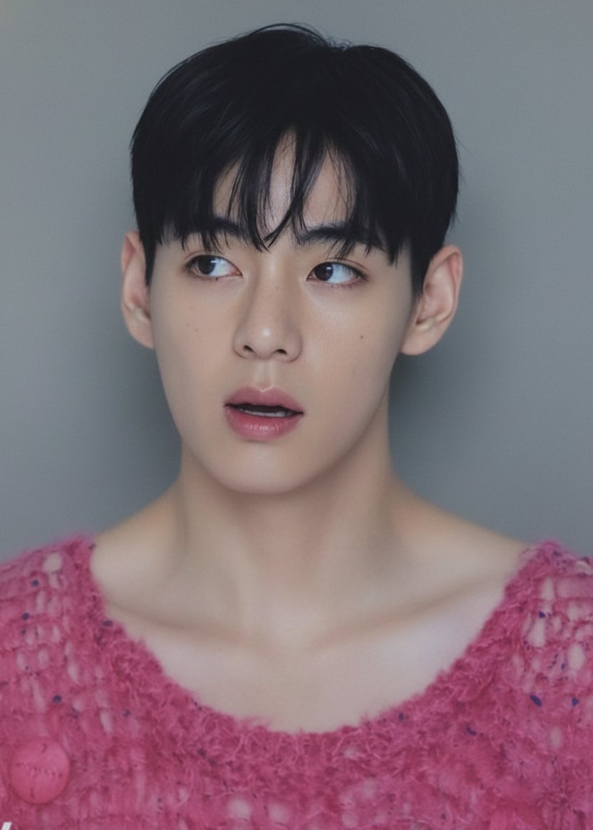 sgmin_seven's tweet image. pretty boy in pink