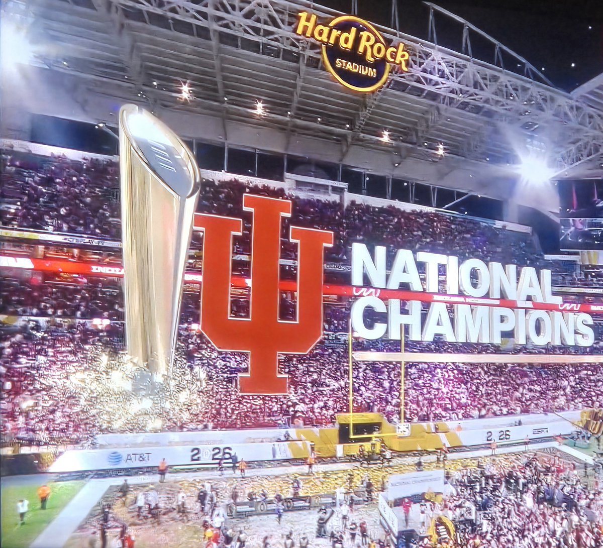 Congratulations to Indiana on winning the National Championship.

Indiana, where basketball is ingrained into you from birth.

IU always known as a basketball school to win a national championship in football is truly unbelievable

Congrats IU! #CFBPlayoff #NationalChampionship