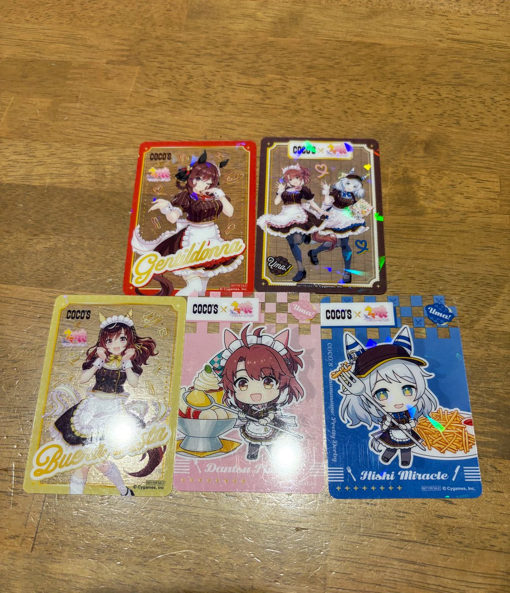 Cocos ココス コラボ ウマ娘 アクリルスタンド 4種類 コンプリート