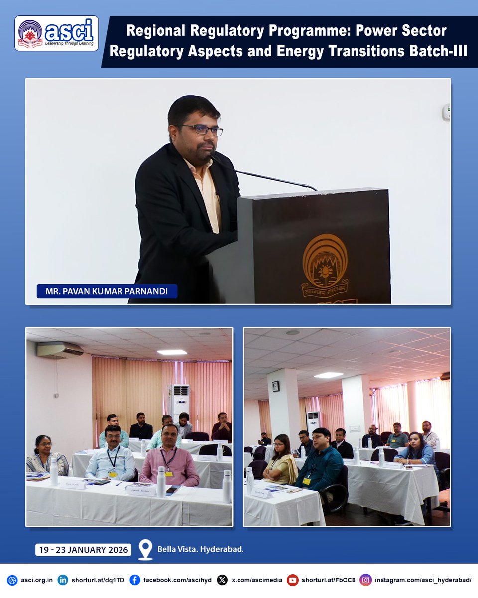 Admn Staff College of India (ASCI) tweet media