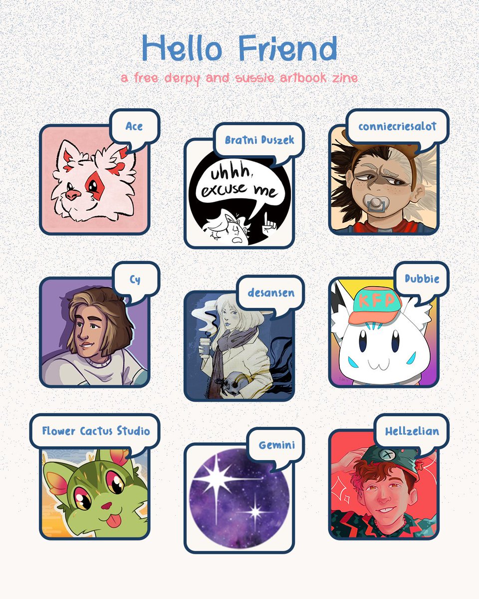 🩵 Look at who's been invited to the party! 

<a href="/crosshatchedace/">crosshatchedaces</a> 🩵 Bratni Duszek 🩵 conniecriesalot
Cy 🩵 desansen 🩵 <a href="/dubbhae/">Dubbie</a>
Flower Cactus Studio 🩵 Gemini 🩵 Hellzelian