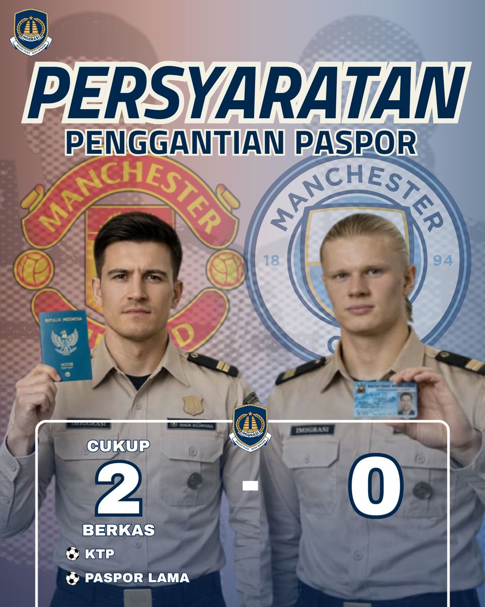 PERSYARATAN PENGGANTIAN PASPOR

Halo Cian Polonia !
Syarat penggantian paspor cukup lampirkan KTP dan Paspor Lama saja ya Cian!

#infoimipas #imigrasiindonesia
#kanwilditjenimsumut #banggamelayanibangsa
#ImigrasiPolonia #CianPolonia