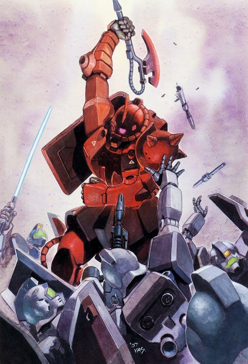Art by Yoshikazu Yasuhiko

#Gundam
