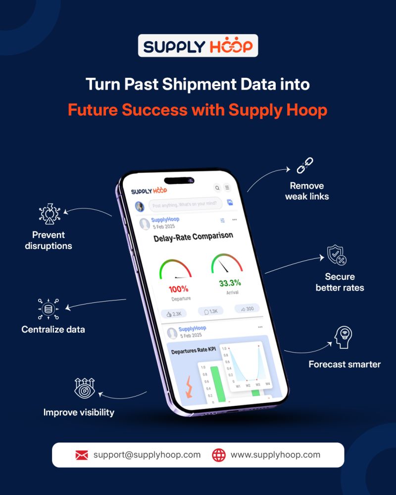 supply_hoo32380's tweet image. What if your past shipments could guide your next move?

Read more: shorturl.at/nZblk

Visit us at: supplyhoop.com/features

#ShipmentVisibility #HistoricalData #FreightAnalytics #CarrierPerformance #SupplierInsights #OperationalPlanning #SupplyChainEfficiency #SupplyHoop