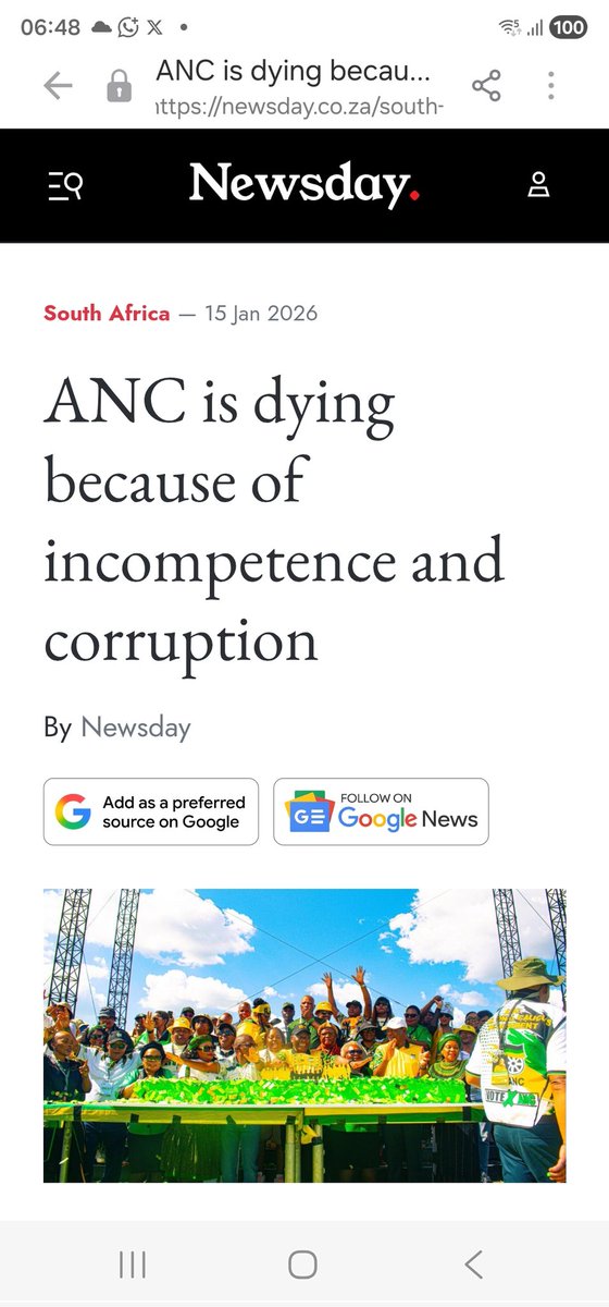 But will it R.I P. ? 
Not likely. The beneficiaries of ANC largesse will not go quietly into the night.