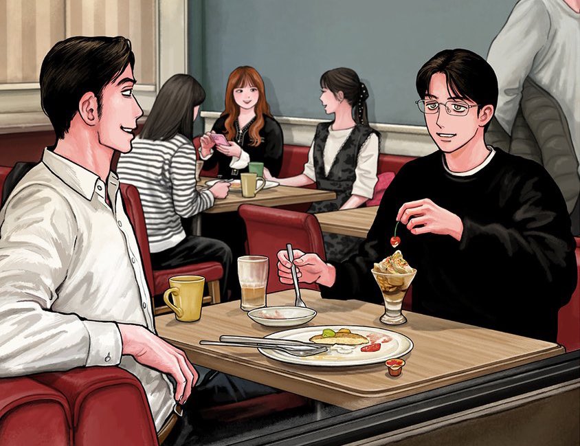 going from staring when the other isn't looking to looking at each other but with tension still in the air to finally smiling at each other, visibly the most relaxed they've ever been, their guards completely down... tell me how i'm supposed to be normal about this. about them