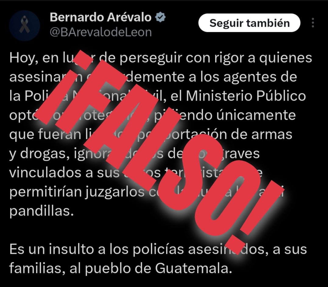 Insultante para el pueblo de Guatemala es que se utilice una tragedia nacional para continuar su campaña de desprestigio contra el Ministerio Público, una institución autónoma que actúa con independencia y rigor técnico.

La Fiscalía actuó con profesionalismo: presentó los