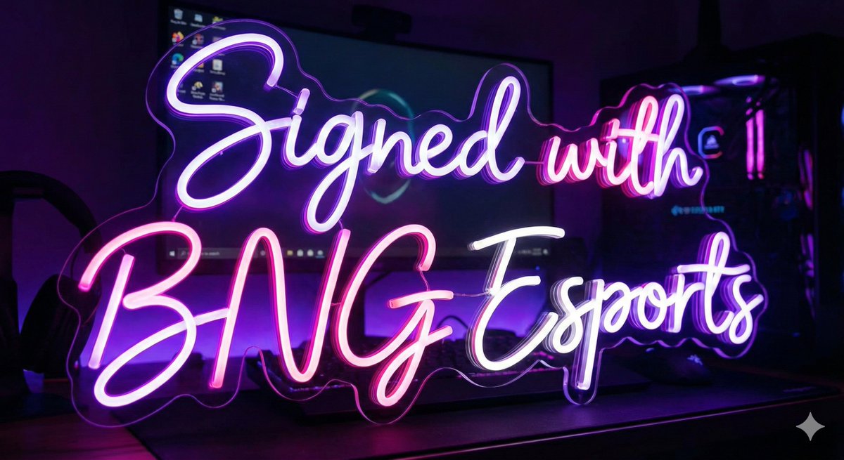 BNGEsports__'s tweet image. @lSuplexx Just signed with BNG Esports! As a discord Manager!