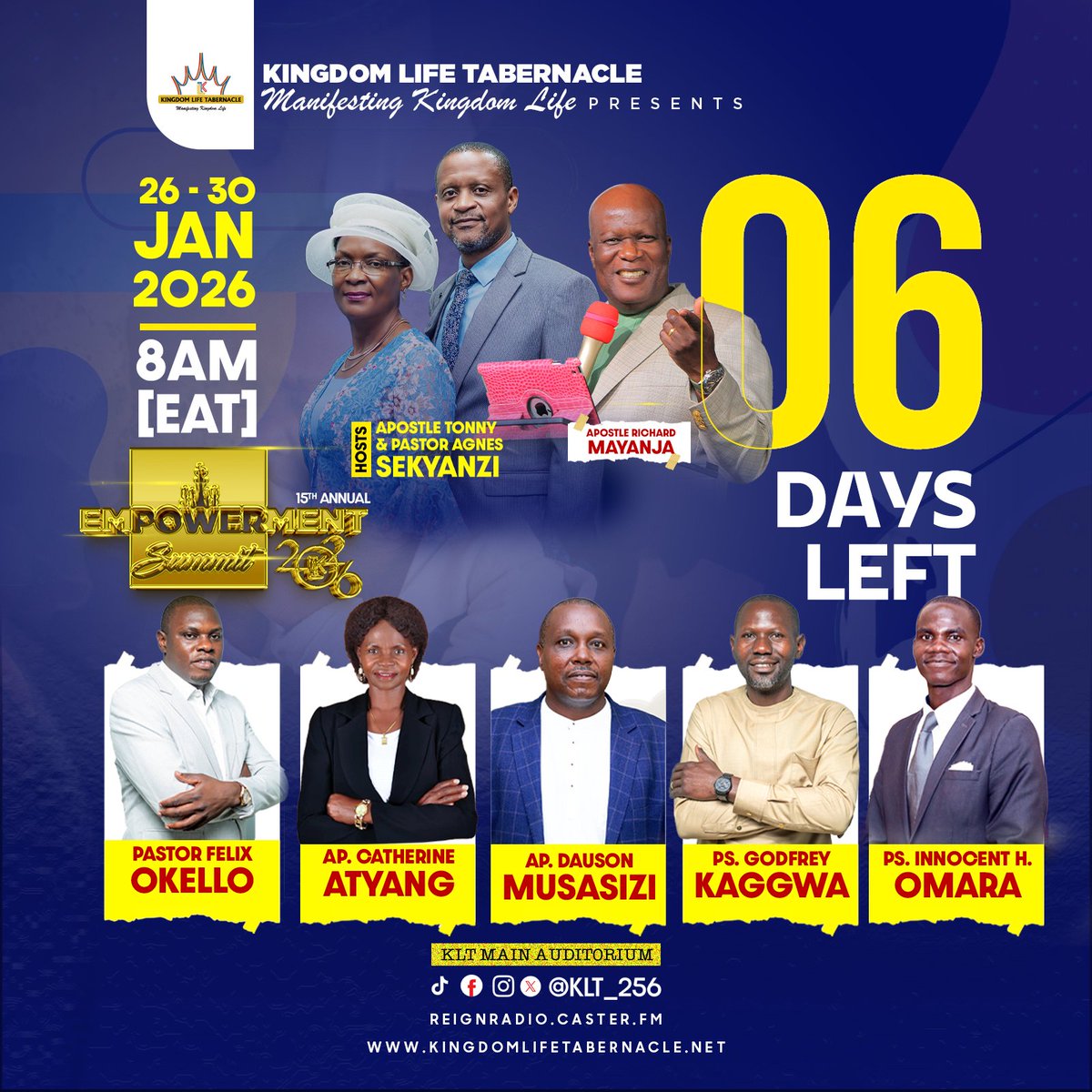 klt256's tweet photo. Leadership is not a title—it is a divine calling.
Join us as God reveals principles for governing in His Kingdom.
Your leadership journey is just 6 days away to being empowered!

#kes26 
#KingdomLifeTabernacle
#KingdomLeadership
#KingdomGovernance https://t.co/pmziAHiMa3