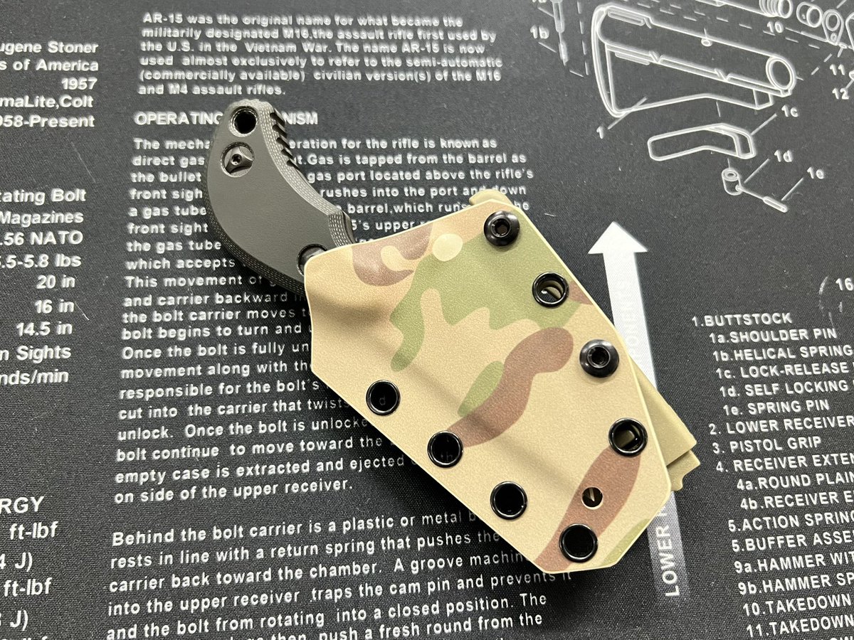 404situation's tweet photo. EDC knife Black D2 Steel
コンパクトですが握りやすい形状となっております
黒染め仕上げ、G10ハンドル、マルチカムシース
税込35,000円
#404blade #ナイフ #ナイフメイキング #EDC https://t.co/SHZO6qvyeu
