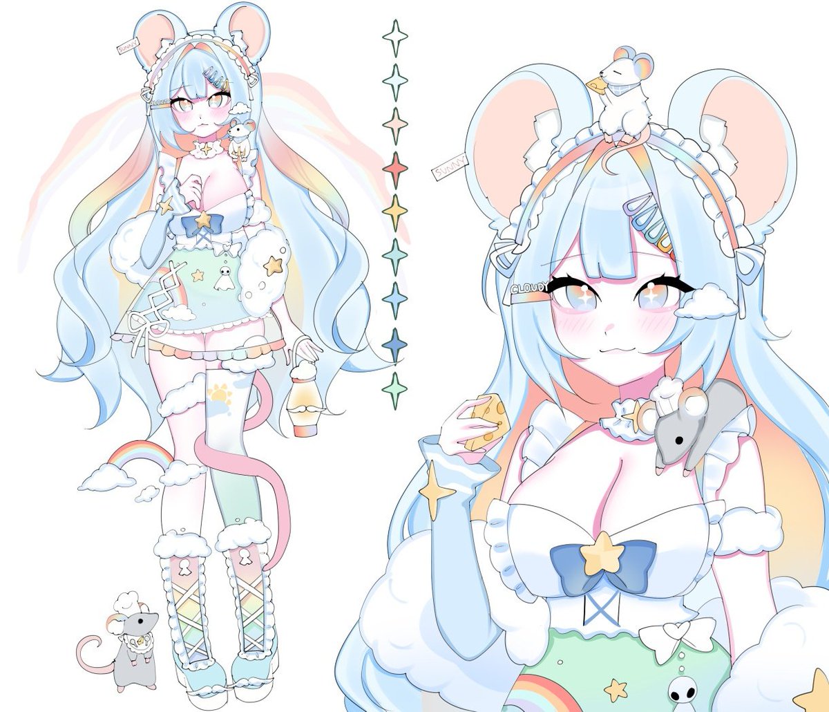 Tenki Rat🌈🌦️🐁🩵 💮Sakura Squad💮 tweet media