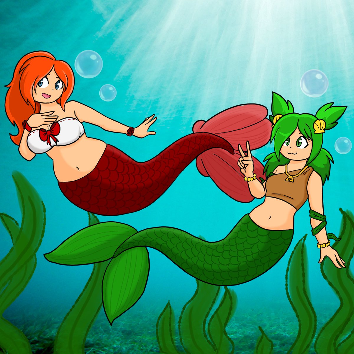 mermaid girlies ✨🌊 #ebf #epicbattlefantasy