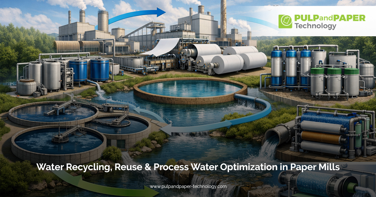 PulpandPaperTec's tweet image. Water recycling &amp;amp; process water optimization are redefining sustainability in paper mills 💧📄

Explore water treatment, reuse systems &amp;amp; mill water management strategies for efficient paper manufacturing.

🔗 pulpandpaper-technology.com/articles/water…

#PaperIndustry #WaterRecycling #ProcessWater
