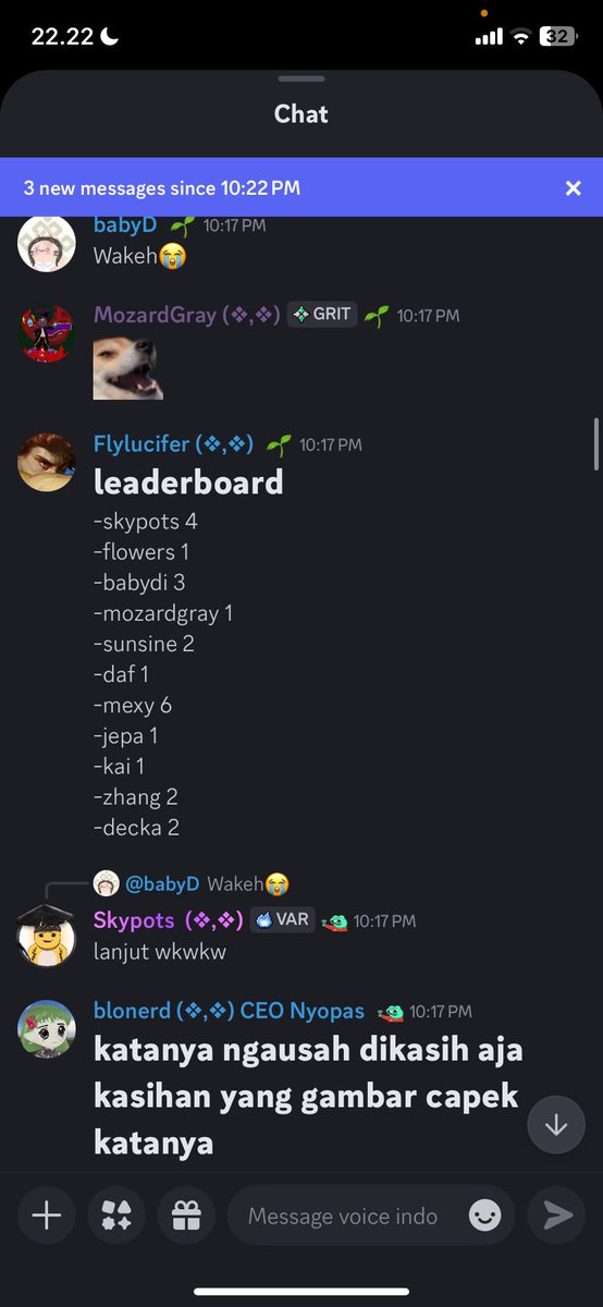 Succesfully hosting event with my partner <a href="/flylucifer666/">flylucifer</a>  in <a href="/ritualnet/">Ritual</a> discord community

thank you for participating guys

#Gritual
<a href="/Jez_Cryptoz/">Jez ritual/acc (❖,❖)</a> | <a href="/dunken9718/">dunken(ritual/acc) (❖,❖)</a> | <a href="/0xMadScientist/">Stefan | Mad Scientist (❖,❖)</a>