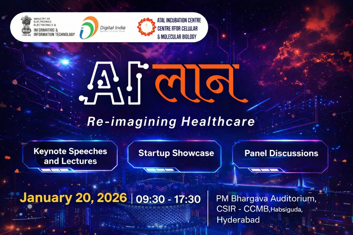 mystartuptvin's tweet image. AI Impact Summit 2026 is live—bringing together innovators, researchers, startups, and healthcare leaders shaping the future of AI in medicine.

Watch the LIVE Event Only On MyStartup TV:
youtube.com/live/S94TI2DSj…

#AIImpactSummit2026 #AIinHealthcare #FutureOfMedicine