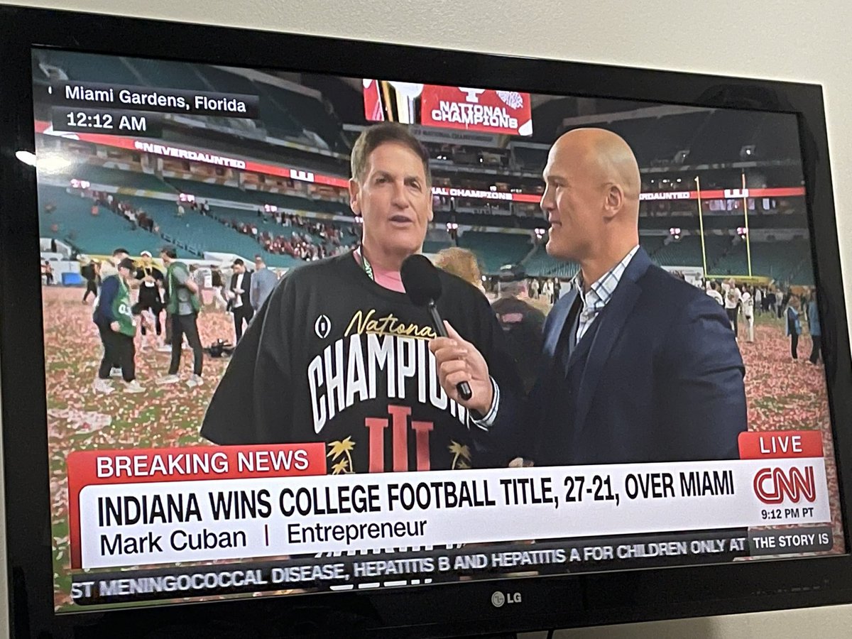 DreamaRadio's tweet photo. @IUHoosiers @mcuban https://t.co/t6xfs0gGLM