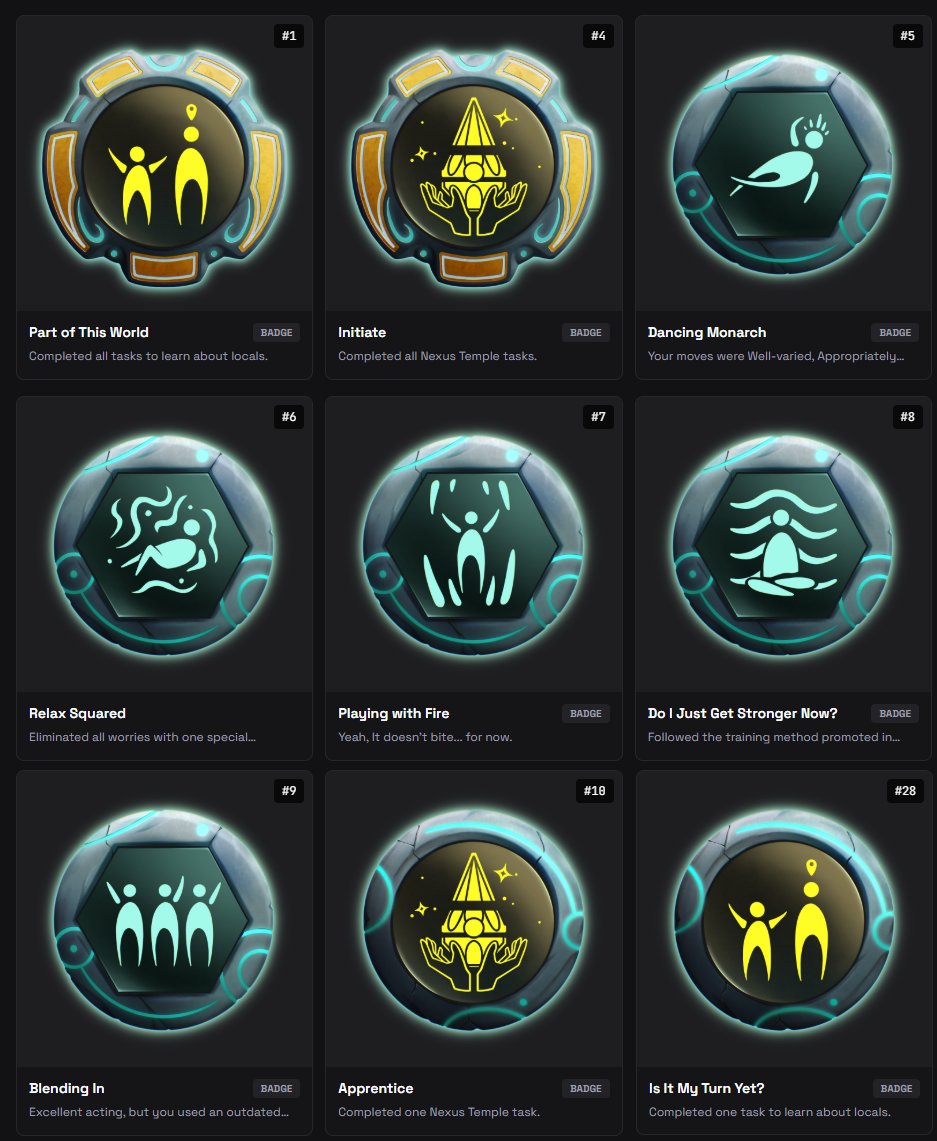 THE NEW BADGES HAVE BEEN UPLOADED TO THE <a href="/OthersideMeta/">Othersidemeta</a>  FILES

NEW ADVENTURES ARE WAITING FOR US IN THE NEXUS SOON

info❤️/ oswiki.xyz/otherside/badg…