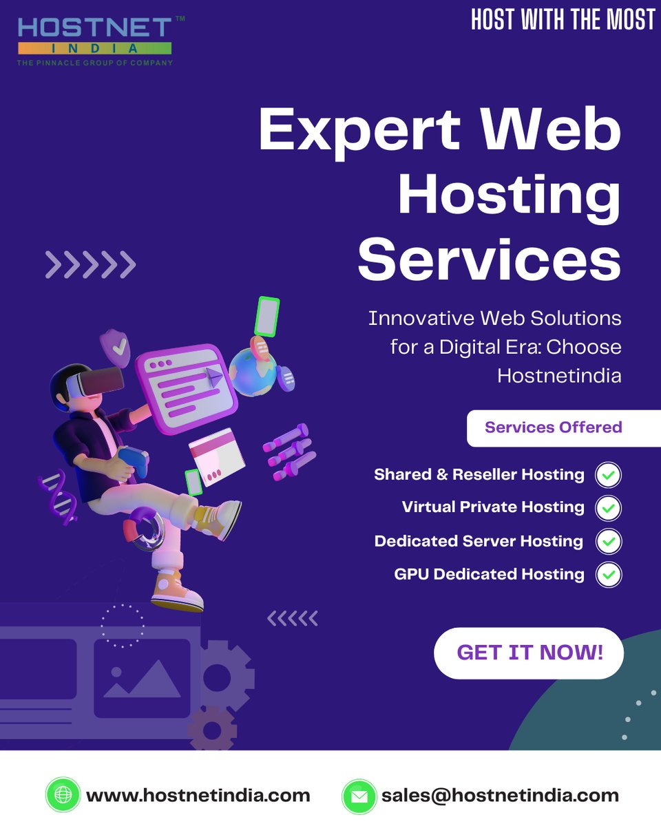 Expert Web Hosting. Exceptional Performance.
Choose HostNetIndia 🌐
#HostNetIndia #ExpertHosting #WebHostingIndia #HighPerformanceHosting #ManagedHosting