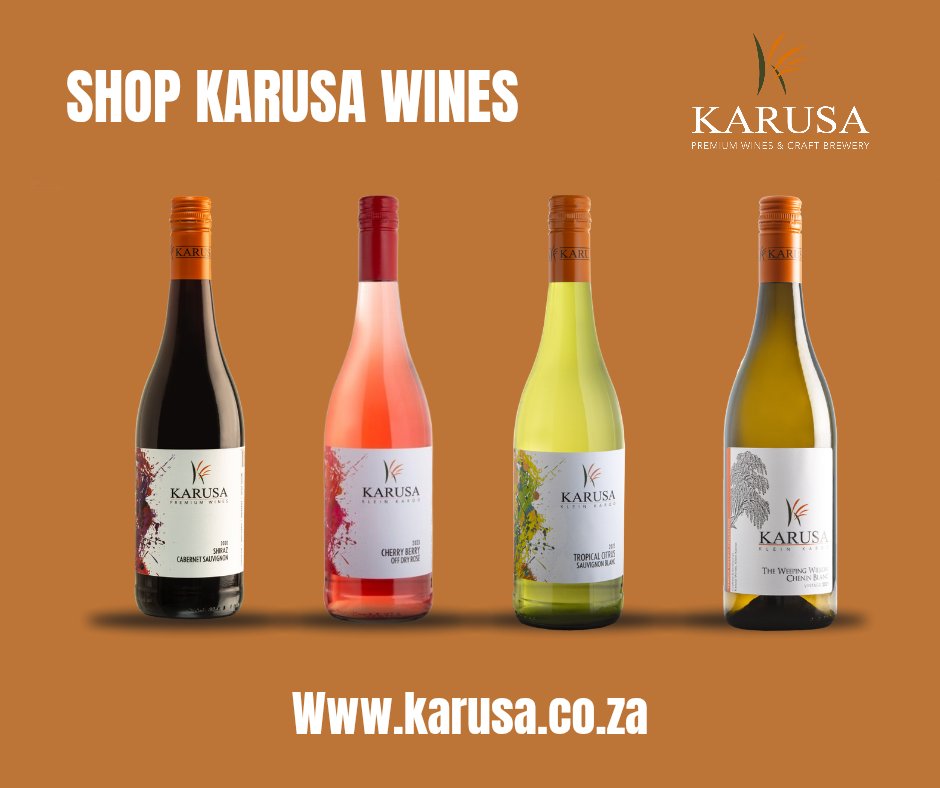 FriendsofKarusa's tweet photo. Shop Karusa Wines👇🏻

https://t.co/nWm8J95hND

Subscribe to our Karusa family and earn 10% discount:
https://t.co/0BtNdy5hDZ

See our blogpost:
https://t.co/2qEfLUHSc4

#Karusa #Wine #Shop #KleinKaroo https://t.co/VUw2PB99r8