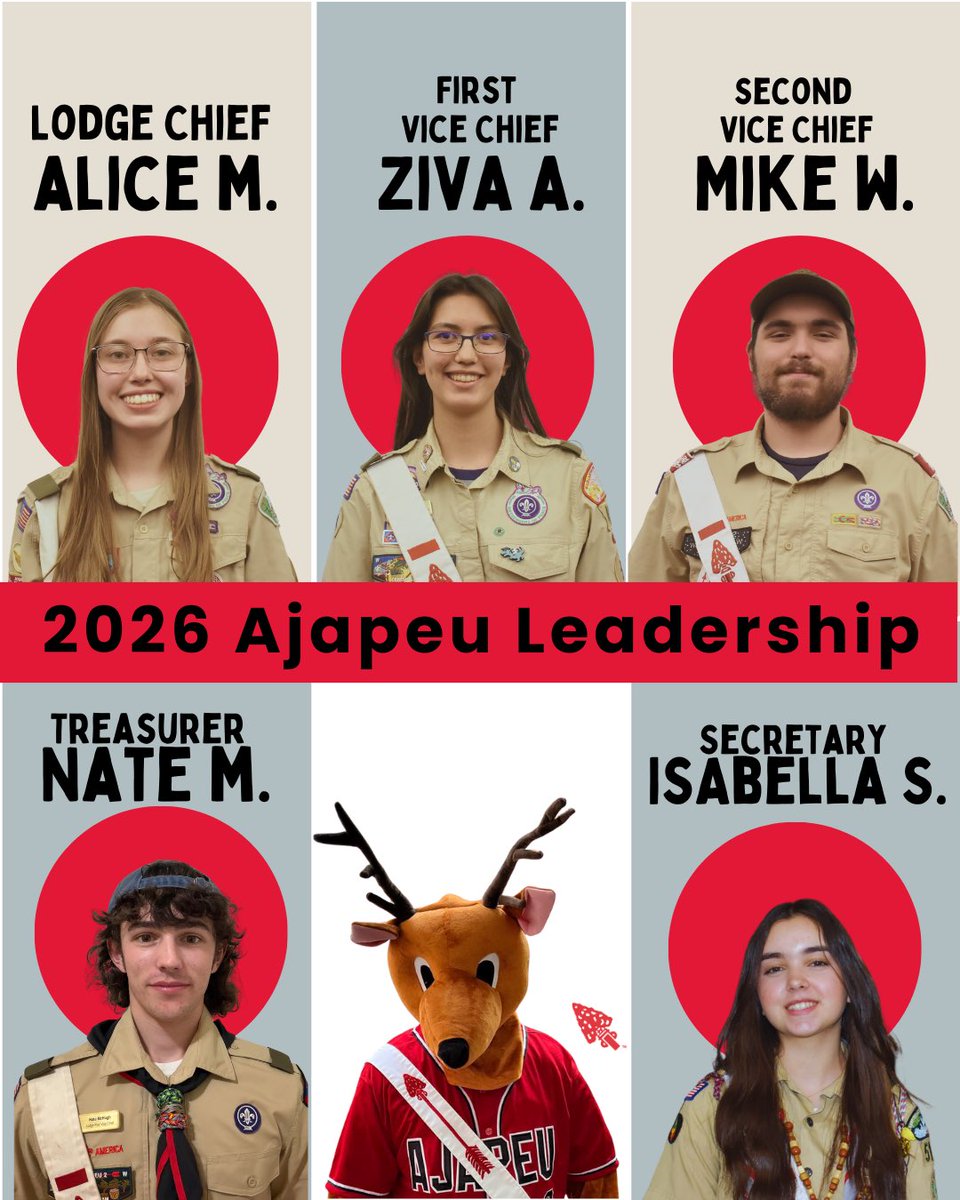 ajapeu2's tweet photo. Meet your 2026 leadership team! They are excited to serve the lodge and create a meaningful year! https://t.co/4u4zHu8U75