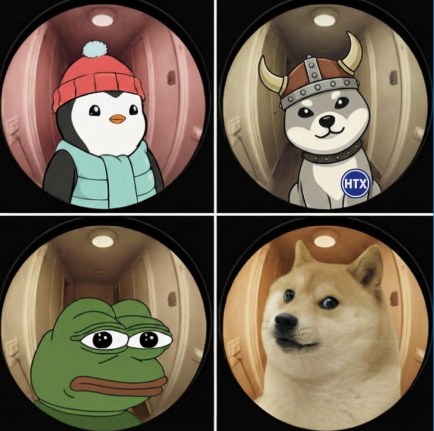HTX_Global's tweet photo. Ding-dong! 
Which memecoin enters first? https://t.co/hv8DQ9YdHJ