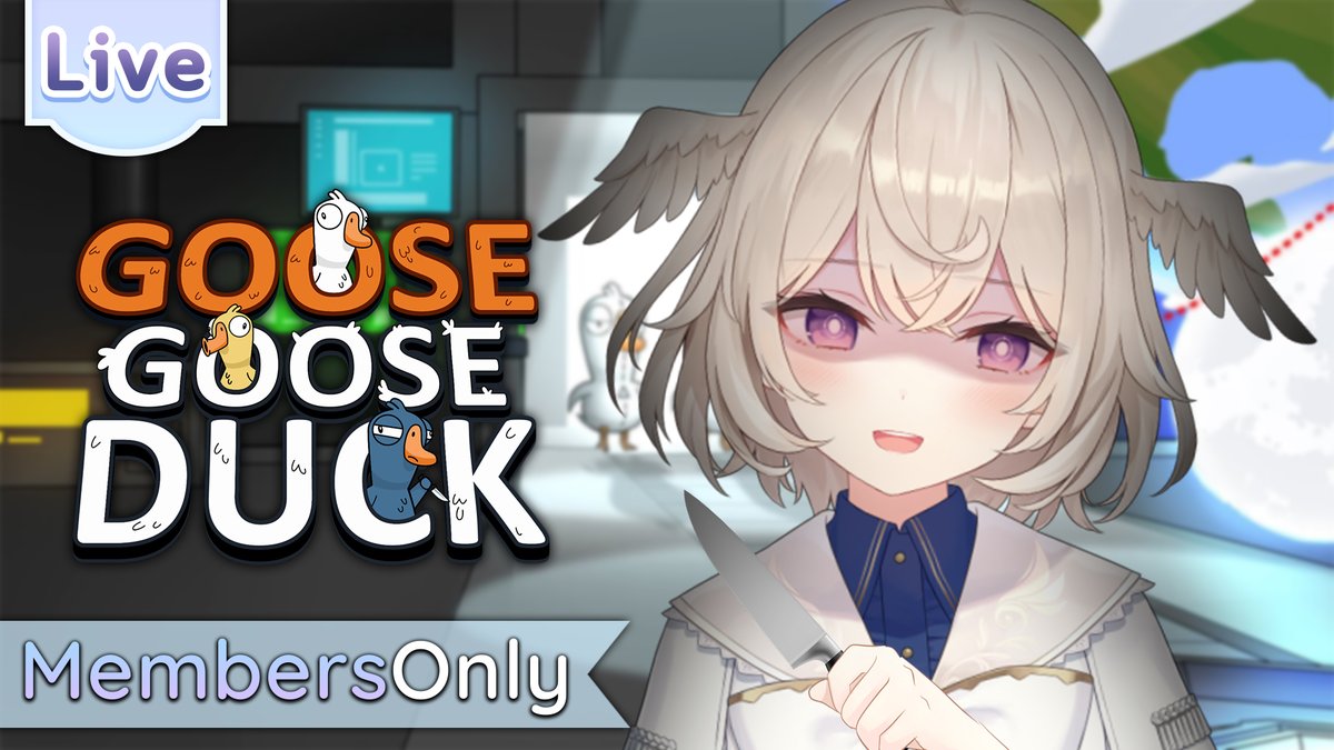 【MEMBERSHIP : Goose Goose Duck】นางฟ้ามาเป็นเป็ด
💫ไลฟ์พิเศษเฉพาะสมาชิกระดับ【ลูกท้อสวนผัก】ขึ้นไปเท่านั้น💫 
20.30 (GMT+7)
มิเป็ด
youtube.com/live/V5YbYzZDQ…