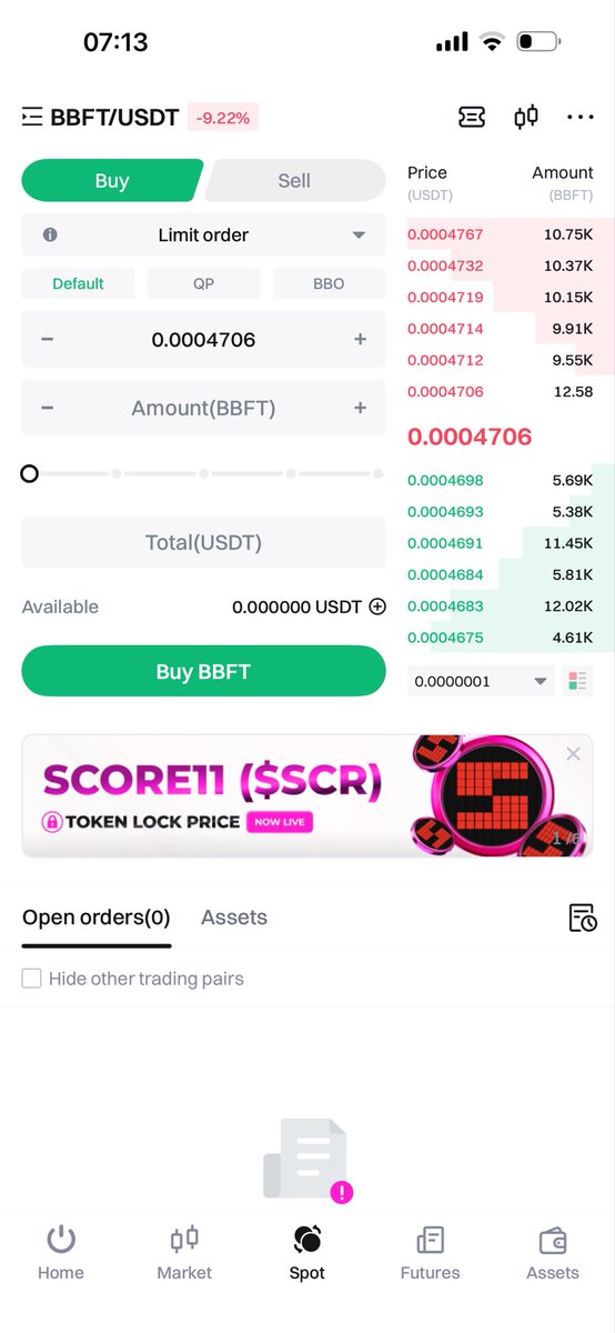 Morning ❤️
Start off your day by buying #BBFT on spot only <a href="/CoinstoreExc/">Coinstore</a> 🚀🔥
Or get thrilled to leverage your coins on the futures section #BBFT🔥🚀🚀