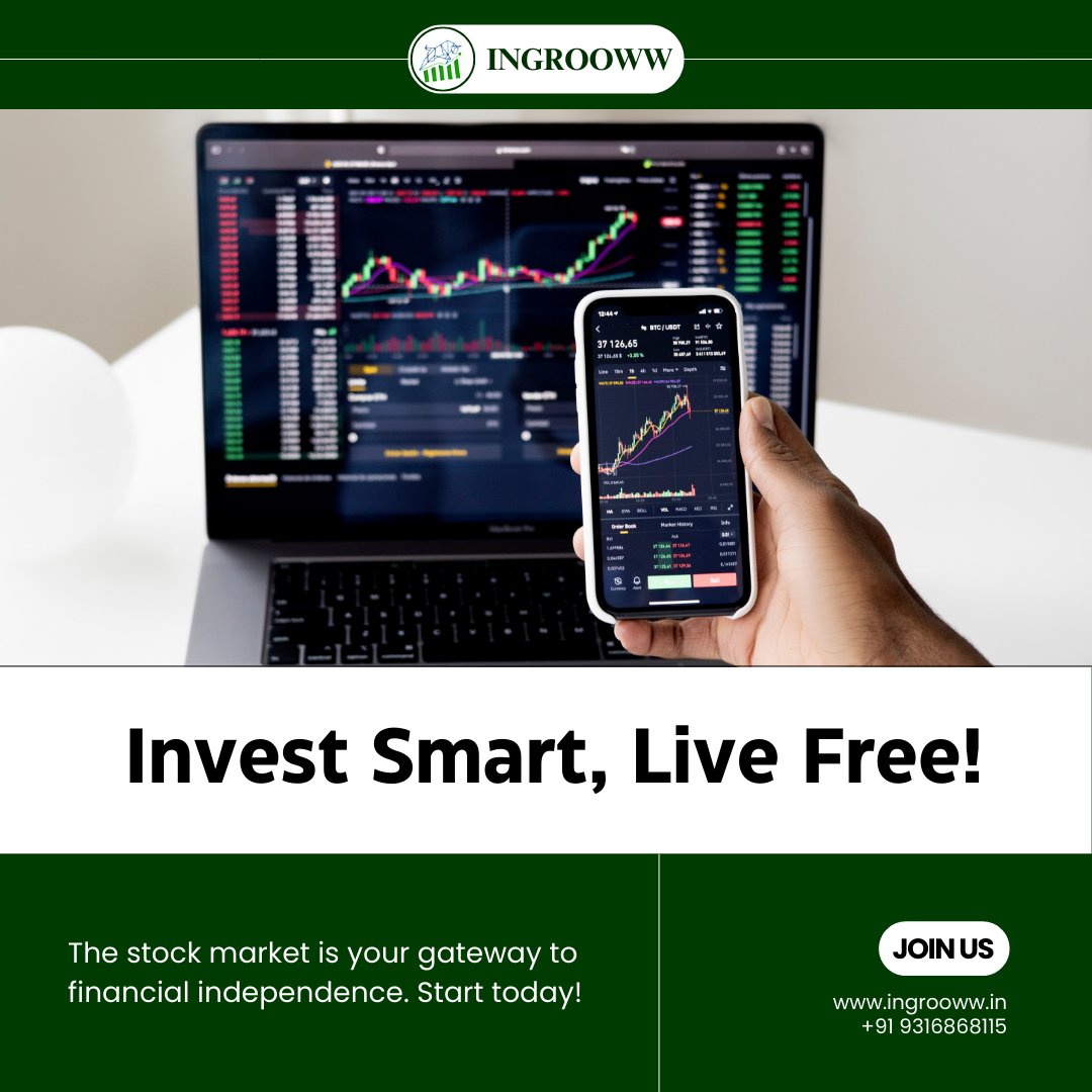 ingrooww's tweet photo. Smart investing today builds financial freedom tomorrow. 📊
 Invest Smart. Live Free.
Start your journey with INGROOWW.
#InvestSmart #FinancialFreedom #StockMarket #WealthBuilding #INGROOWW https://t.co/wYtUIkxRDW