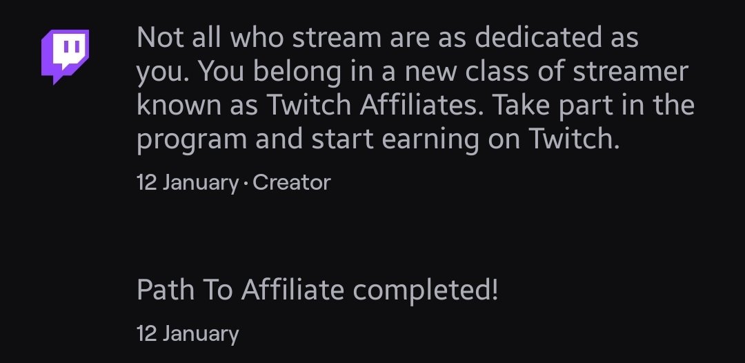I finally made Twitch Affilliate last week!

I'm still streaming #minecraft, but you'll find me playing #hytale these days too an I'll be playing #terraria again once 1 4.5 drops later this month!