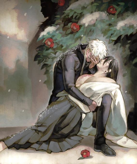 since we're redrawing classics the original is "Death of Eurydice" by Ary Scheffer #五夏 #satosugu