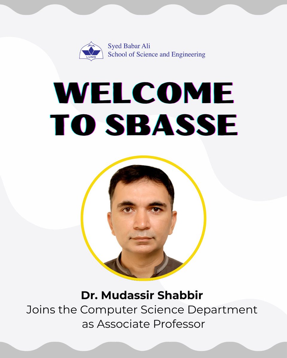 SBASSE at LUMS tweet media