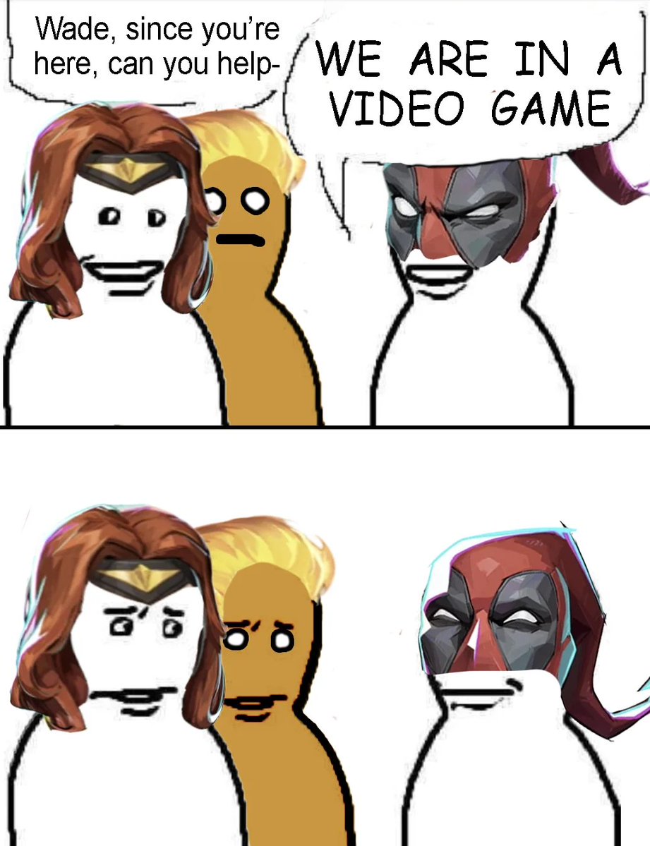 RivalsAssembled's tweet image. Every Pre-Game Interaction

Via/BrainFluidExplosion